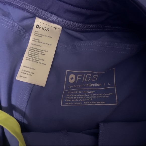 Blueberry Figs Scrub pant Large - Picture 2 of 2